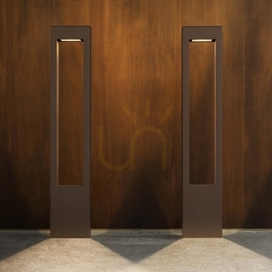 Außenstehleuchte Ideallux Vega PT1 grau G9 80 cm Aluminium 136042 small 3