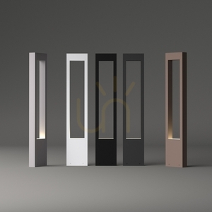 Außenstehleuchte Ideallux Vega PT1 grau G9 80 cm Aluminium 136042 small 6
