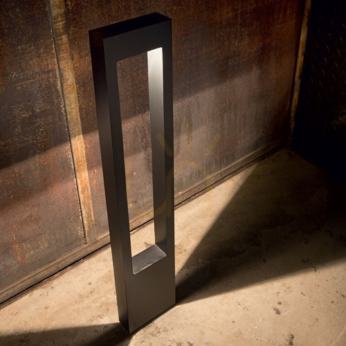 Prüfen Außenstehleuchte Ideallux VEGA PT1 schwarz Aluminium G9 80 cm 136059