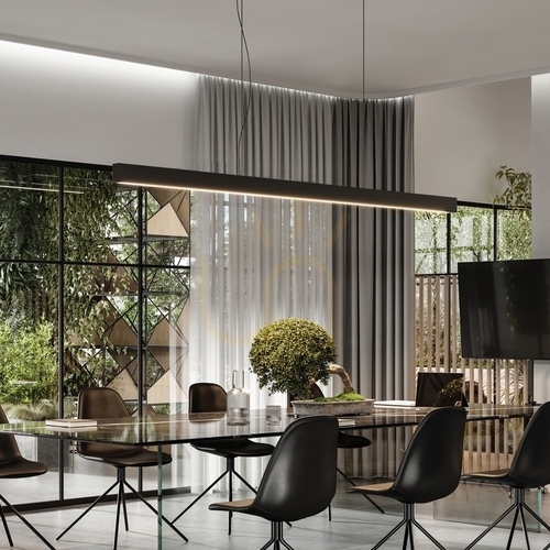 Prüfen LED-Profil Ideallux SLOT Vision Trimless schwarz 300 cm Aluminium 270531