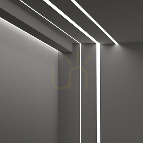 Prüfen LED-Profil Ideallux SLOT Vision Trimless 300 cm weiß Aluminium 270548