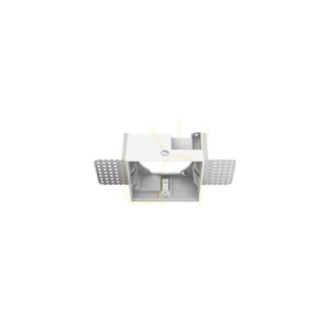 Einbaurahmen Ideallux ZEUS Frame Trimless Square weiß Polystyrol 323558 small 0