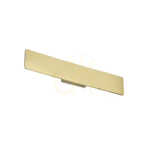 Prüfen Wandleuchte Ideallux Zig Zag AP D53 Ottone Messing LED 3000K 23W weiß 282138