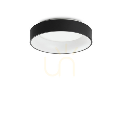 Prüfen Plafond Ideallux Ziggy PL D045 weiß LED 30W 45 cm 307206