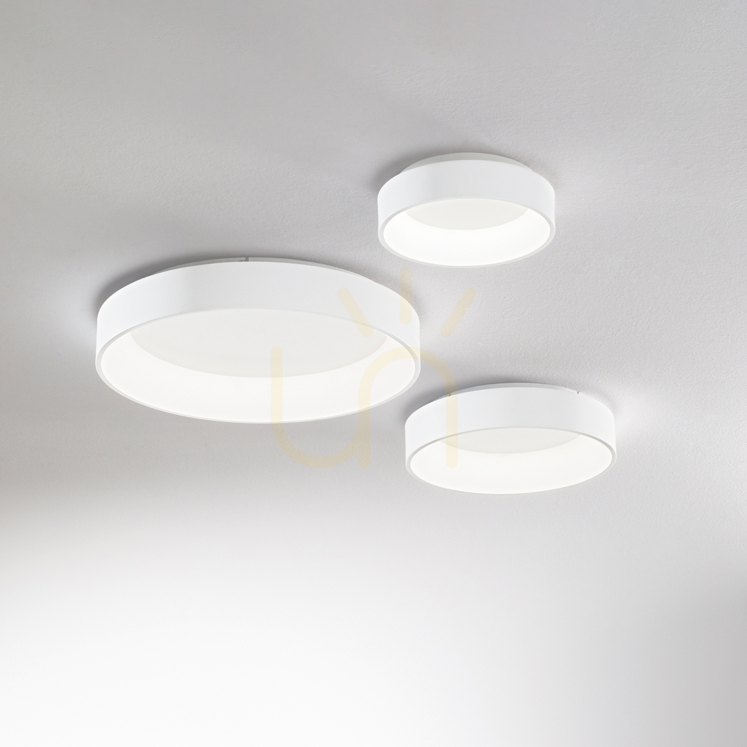Vorschau Plafond Ideallux Ziggy PL D060 bianco LED 43W weiß 293790 Plafond Ideallux Ziggy PL D060 bianco LED 43W weiß 293790