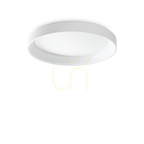 Prüfen Plafond Ideallux Ziggy D080 weiß LED 62W 80 cm 317908