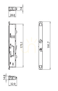 Stucchi ONETRACK 9999/B Stromschienenadapter schwarz mit Phasenwahl small 1