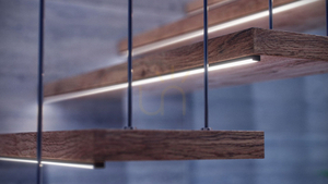 Mattierte LED-Profilabdeckung LUMINES HIGH PMMA 1 m small 1