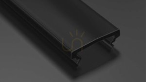 Schwarze PMMA-Abdeckung für LED-Profile LUMINES HIGH, 2 m small 0