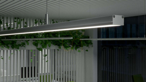Lampenschirm für LED-Profil LUMINES DOUBLE PMMA milchig 1 m small 3
