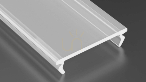 Prüfen Lampenschirm für LED-Profil LUMINES DOUBLE PMMA mattiert 1 m