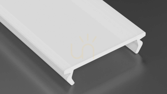 Lampenschirm für LED-Profil LUMINES DOUBLE PMMA milchig 3m