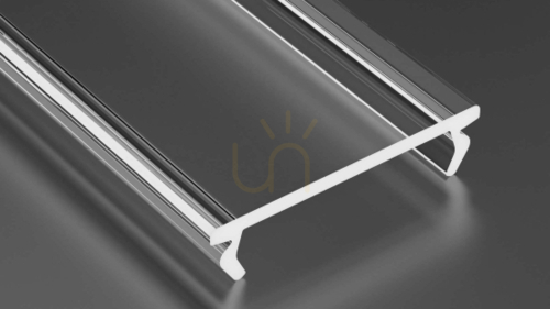 Prüfen Lampenschirm für LED-Profil LUMINES DOUBLE PMMA transparent 2m
