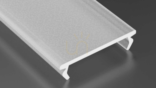 Prüfen Lampenschirm für LED-Profil LUMINES DOUBLE PMMA FROST milchig 1 m