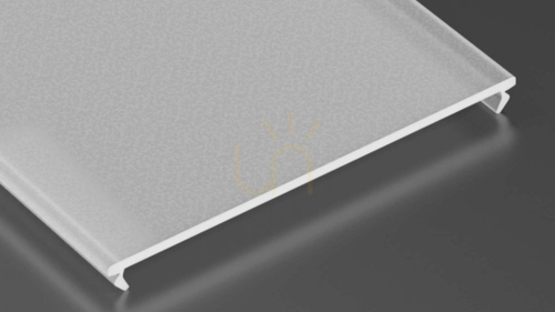 Prüfen Lampenschirm für LED-Profil LUMINES SWIDE PMMA FROST milchig 1 m