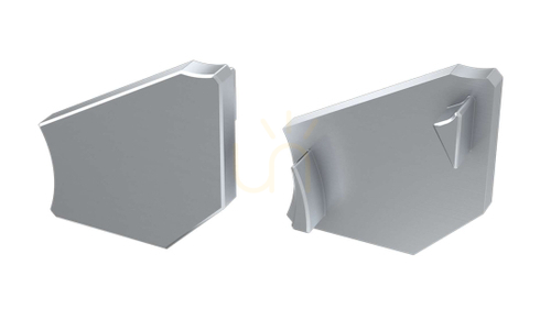 Prüfen LUMINES H Aluminium-Endkappe für LED-Profil, rechts, silber