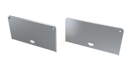 Prüfen ALU-Blindstopfen für LUMINES LARGO M2 LED-Profil silber mit Loch