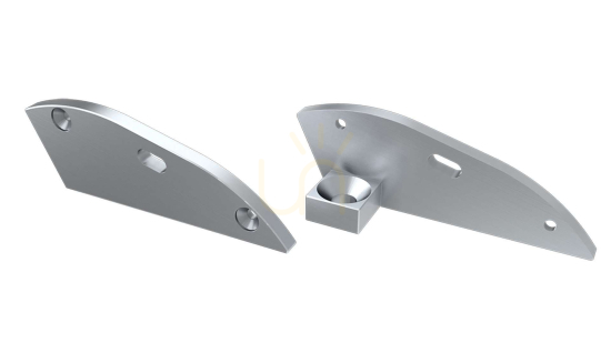 Prüfen ALU-Blindstopfen für LUMINES RETO LED-Profil silber rechts mit S.odpora 15° mit Bohrung ALU-Blindstopfen für LUMINES RETO LED-Profil silber rechts mit S.odpora 15° mit Bohrung