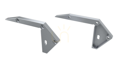 Prüfen LUMINES SCALA Aluminium-Endkappe, rechts, silber, mit Kabelöffnung
