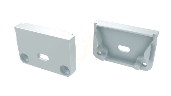 Prüfen ALU-Blindstopfen für LUMINES SILEDA LED-Profil weiß mit Bohrung ALU-Blindstopfen für LUMINES SILEDA LED-Profil weiß mit Bohrung