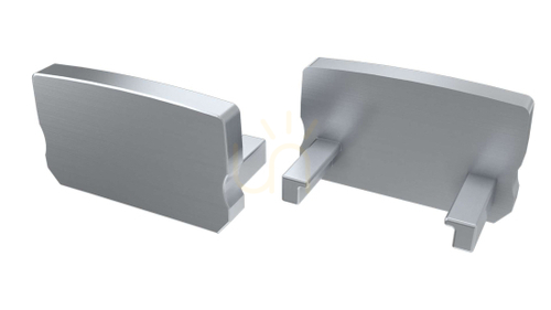 Prüfen ALU-Blindstopfen für LED-Profil LUMINES D HIGH silber