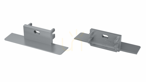 Prüfen Endkappe LED-Profil Lumines ZATI 12-1075-01 silber ABS mit Loch