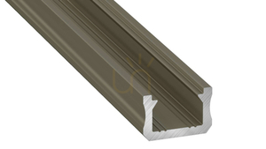LED-Profil LUMINES Typ X inox eloxiert 2 m small 0