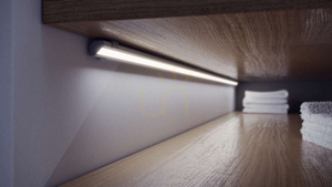 LED-Eckprofil 45° Lumines Typ C, weiß lackiert RAL 9016, 1 m, Streifen bis 12 mm (10-0031-10) small 2