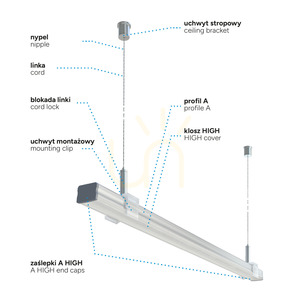 LED-Profil LUMINES A, INOX eloxiert, 1 m small 10