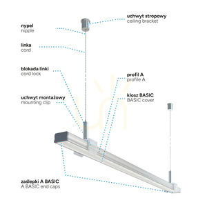 LED-Profil LUMINES A, INOX eloxiert, 1 m small 9