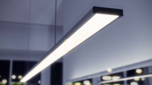 Prüfen LED-Profil LUMINES Typ SOLIS schwarz eloxiert 1 m