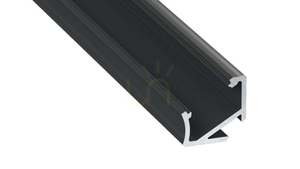 LED-Eckprofil LUMINES H schwarz eloxiert 2,02 m small 0
