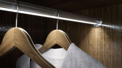 Prüfen Lumines COSMO LED-Profil 1 m, silber eloxiert, rund Ø25 mm, Aufbau und Abhängung, LED-Band bis 12 mm