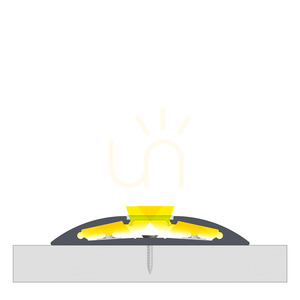 LED-Profil Lumines RETO Aufbauprofil silber eloxiert 1 m small 10