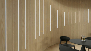 Lumines Typ W LED-Profil 2 m, Inox eloxiert, Einbaumontage, 22 × 18 mm, Streifen bis 12 mm small 3