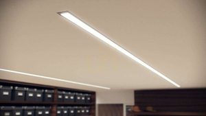LUMINES INSO LED-Einbauprofil, silber eloxiert, 2,02 m small 3
