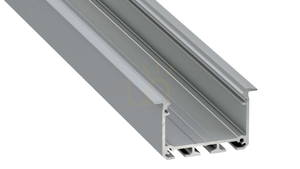 LUMINES INSO LED-Einbauprofil, silber eloxiert, 2,02 m small 0