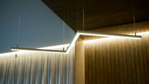 LUMINES DILEDA LED-Profil 2 m, schwarz lackiert, Aufbau und abgehängt, 27,4 × 26,1 mm, für zwei LED-Streifen small 5