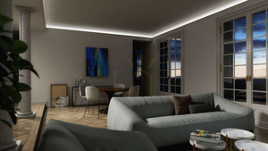 LED-Profil LUMINES Typ Logi weiß lackiert 2 m small 3