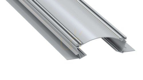 Prüfen LUMINES LED-Profil Typ Veda silber eloxiert 2 m