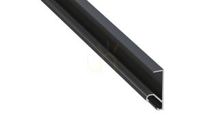 LUMINES LED-Profil Typ Q20 schwarz eloxiert 1 m small 0
