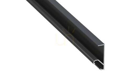Prüfen LUMINES LED-Profil Typ Q20 schwarz eloxiert 2 m
