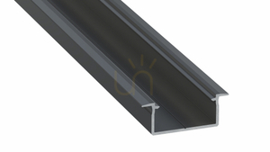 LED-Profil LUMINES Typ Gemi schwarz eloxiert 1 m small 0