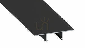 LED-Profil LUMINES Typ Plato schwarz lackiert 1 m small 0