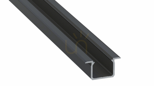 LUMINES U Einbau-LED-Profil schwarz eloxiert 1 m small 0