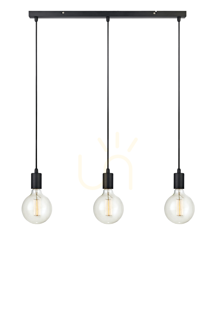 Pendelleuchte Markslojd SKY 3-flammig schwarz Metall 68 cm 106336