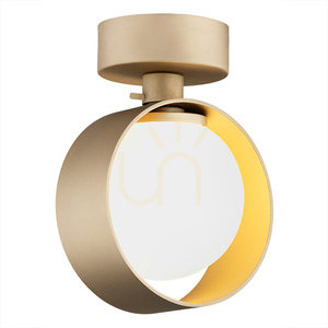 Wandleuchte ARGON MASSIMO PLUS weiß Glas Gold G9 IP44 8567 small 3
