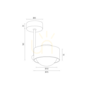 Pendelleuchte ARGON MASSIMO PLUS weiß gold IP44 8568 small 4