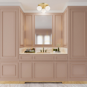 Plafond ARGON PALOMA 6305 Weiß Messing Glas E14 3-flammig small 2