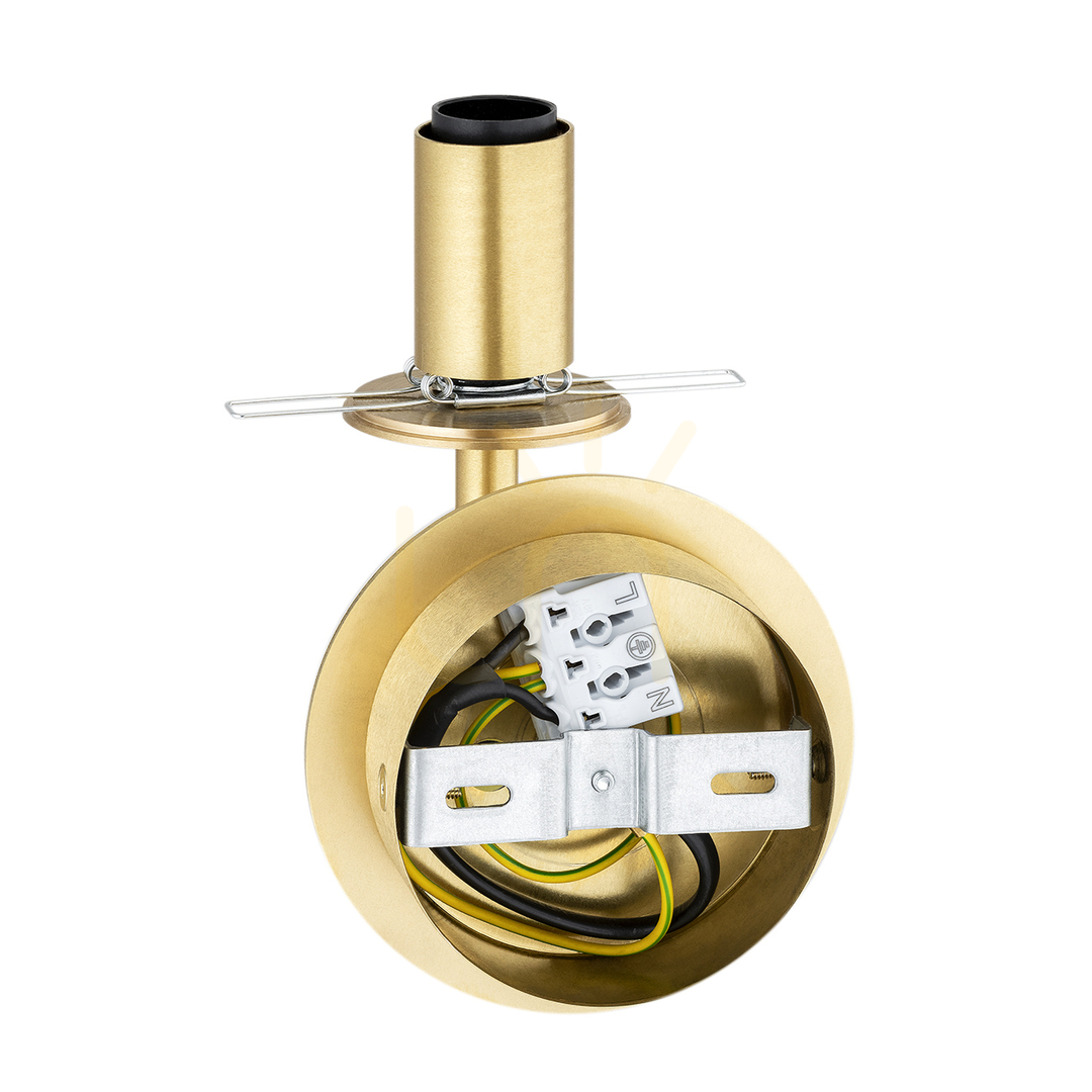 Prüfen Wandleuchte Argon Paloma 8508 Rauchglas Messing E14 IP20 Wandleuchte Argon Paloma 8508 Rauchglas Messing E14 IP20